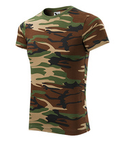 Tričko dětské camouflage brown